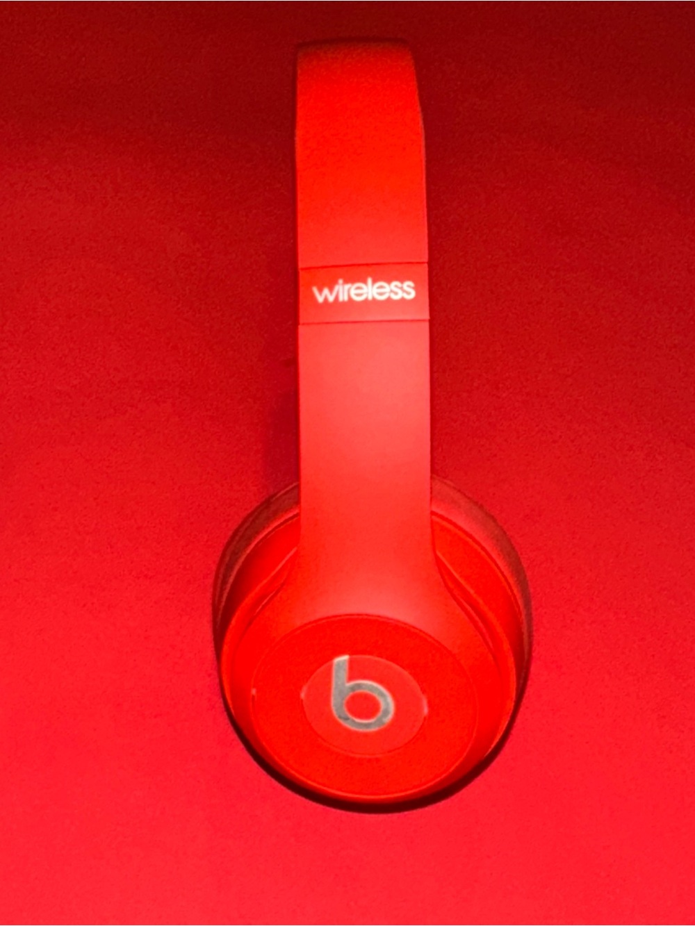 Beats by Dr. Dre MX472LLA Solo3 Wireless On-Ear Headphones - Citrus Red FLAWS